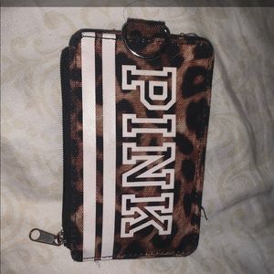 PINK Victoria’s Secret lanyard cheetah print